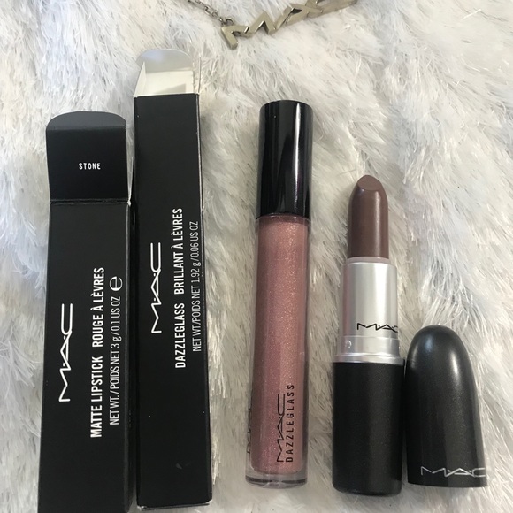 💯💄x3 Mac Stone•RollerGirl Dazzle Glass/la color✨ - Picture 2 of 8